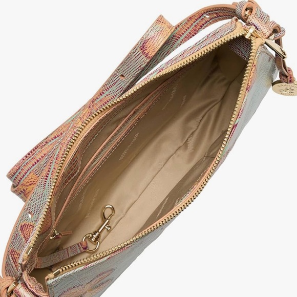 Brahmin Melbourne Shayna Crossbody Bag in Mandarin Orange NWT - Picture 2 of 9